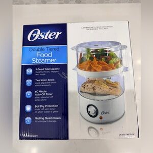 Oster Double Tiered Food and Vegetable Steamer